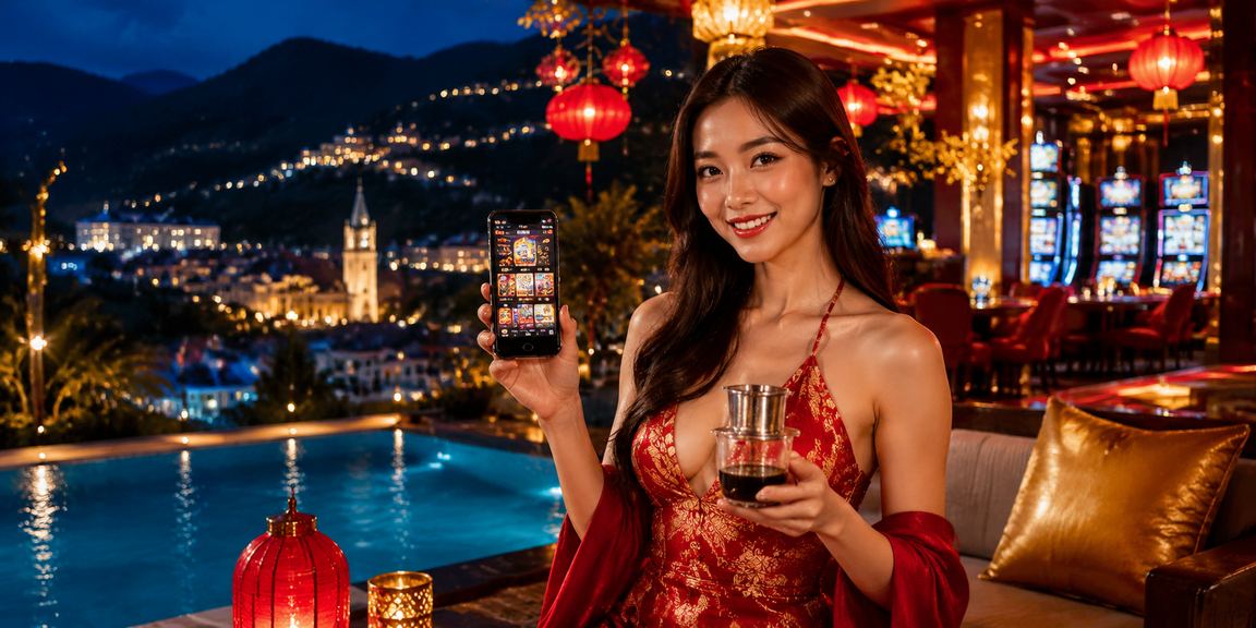 Người dùng tại Sapa mở ứng dụng casino re88 bên tách cà phê buổi sáng núi rừng
